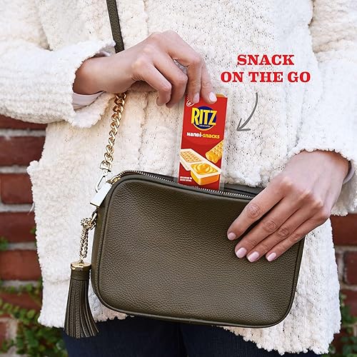 Miniatura 8 de Handi-Snacks RITZ Crackers 'N Cheesy Dip Paquetes de Aperitivos, Aperitivos Escolares, 20 Paquetes de Aperitivos