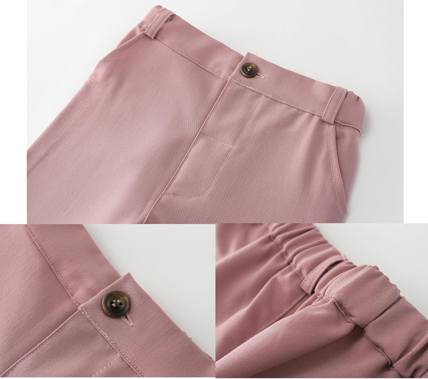 Kimocat Boys' 4-Piece Formal Suit Set Dress Shirt Vest Pants and Tie Wedding Birthday Party Suit - Image 3