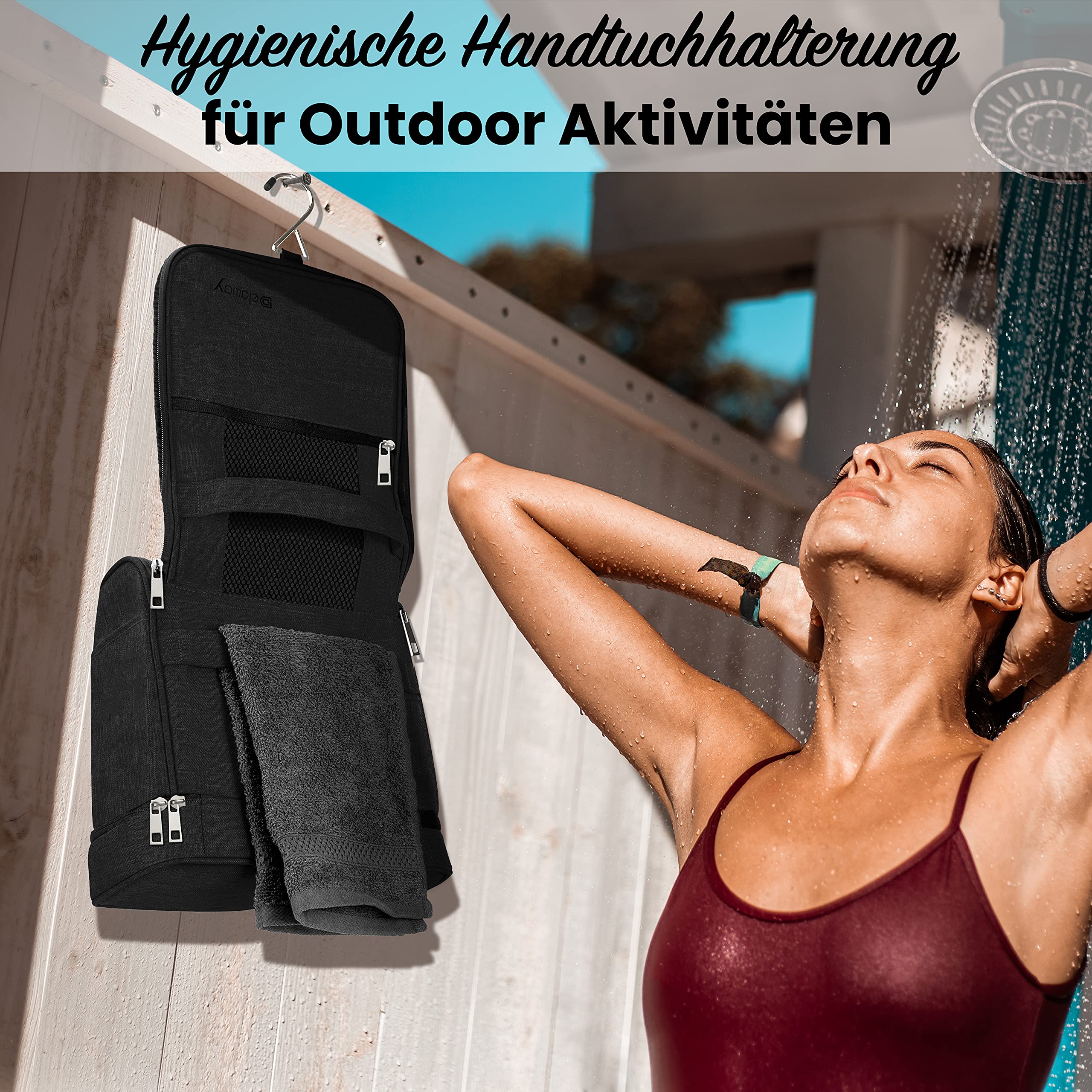 XXL - Astuccio da bagno da appendere, design 2023