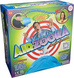 Airzooka Toysmith, Blast A Harmless Ball Of Air Toy, Black, All Ages - Adults Too