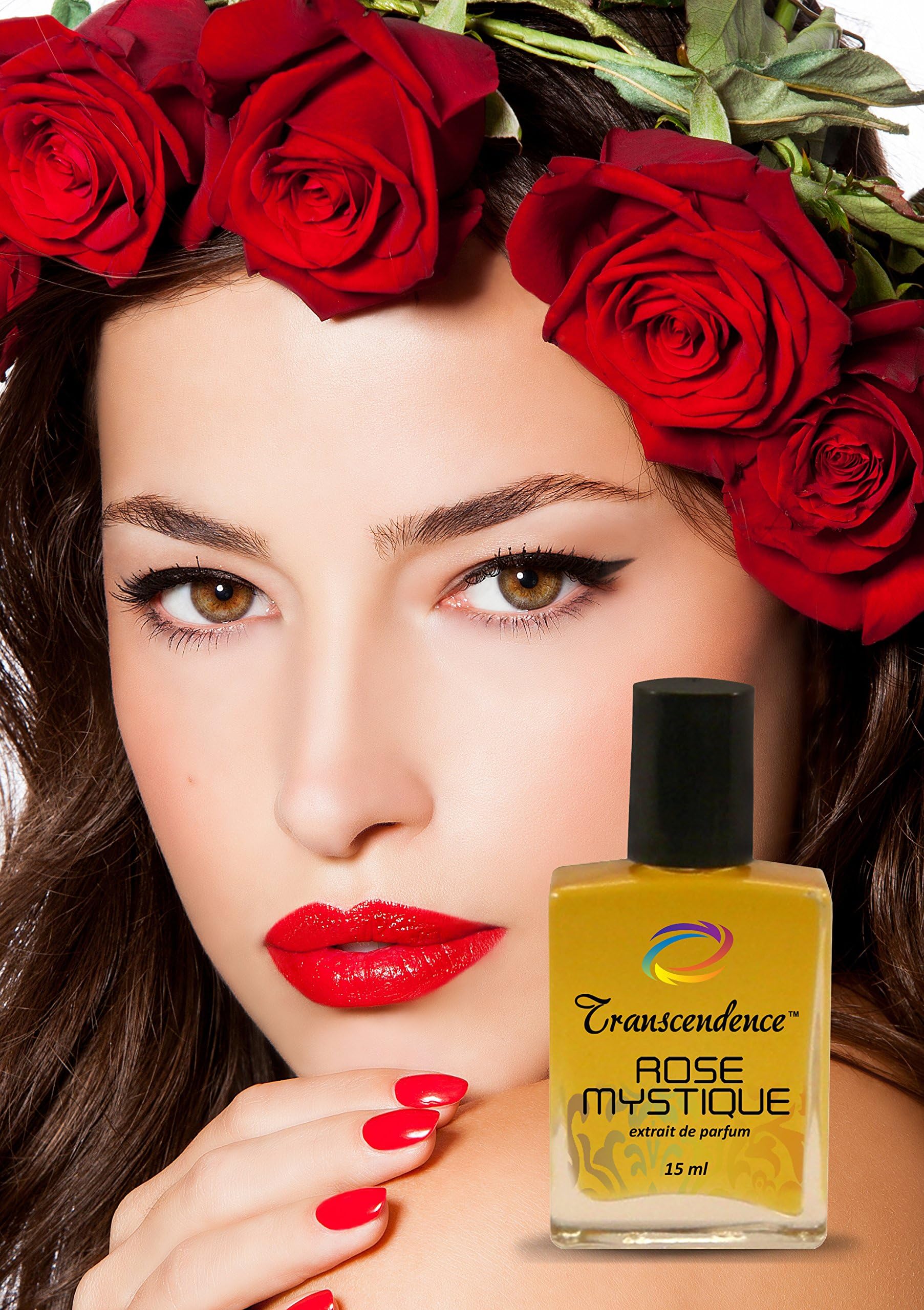 Women's Perfume Made from Pure Essential Oils and Jojoba Oil. Beautiful Perfume. Sensuous! 100% Natural Perfume with Patchouli Oil, Frankincense, Lavender, Bulgarian Rose, Clove, Ylang Ylang, Lemongrass, Clary Sage, Sweet Orange. Rollerball Perfume Oil.. (Rose Mystique)