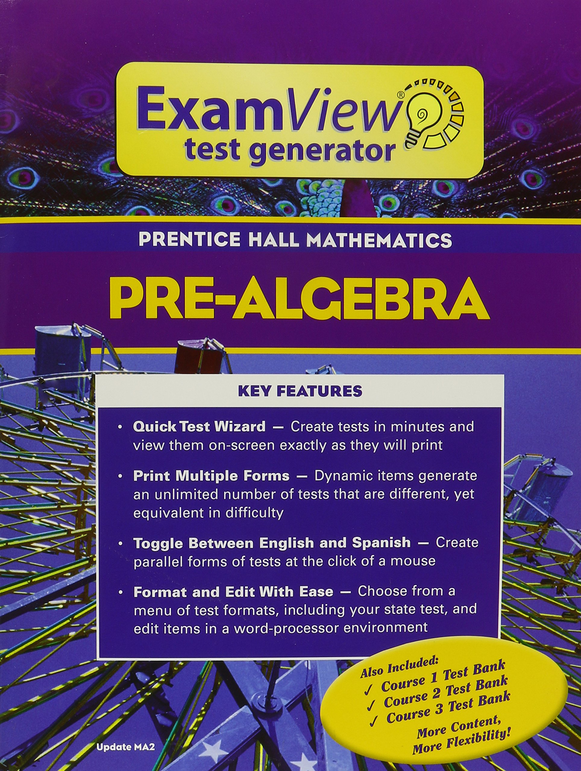 Prentice Hall Math Pre-Algebra Examview Test Generator Booklet with CD 2004c