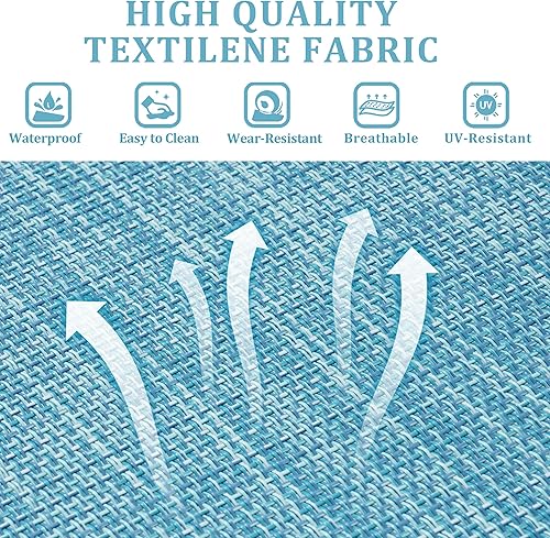 Miniatura 78 de Tumbona de aluminio para patio, tumbonas reclinables para exteriores, tumbonas para todo tipo de clima, con 5 respaldos ajustables y posiciones