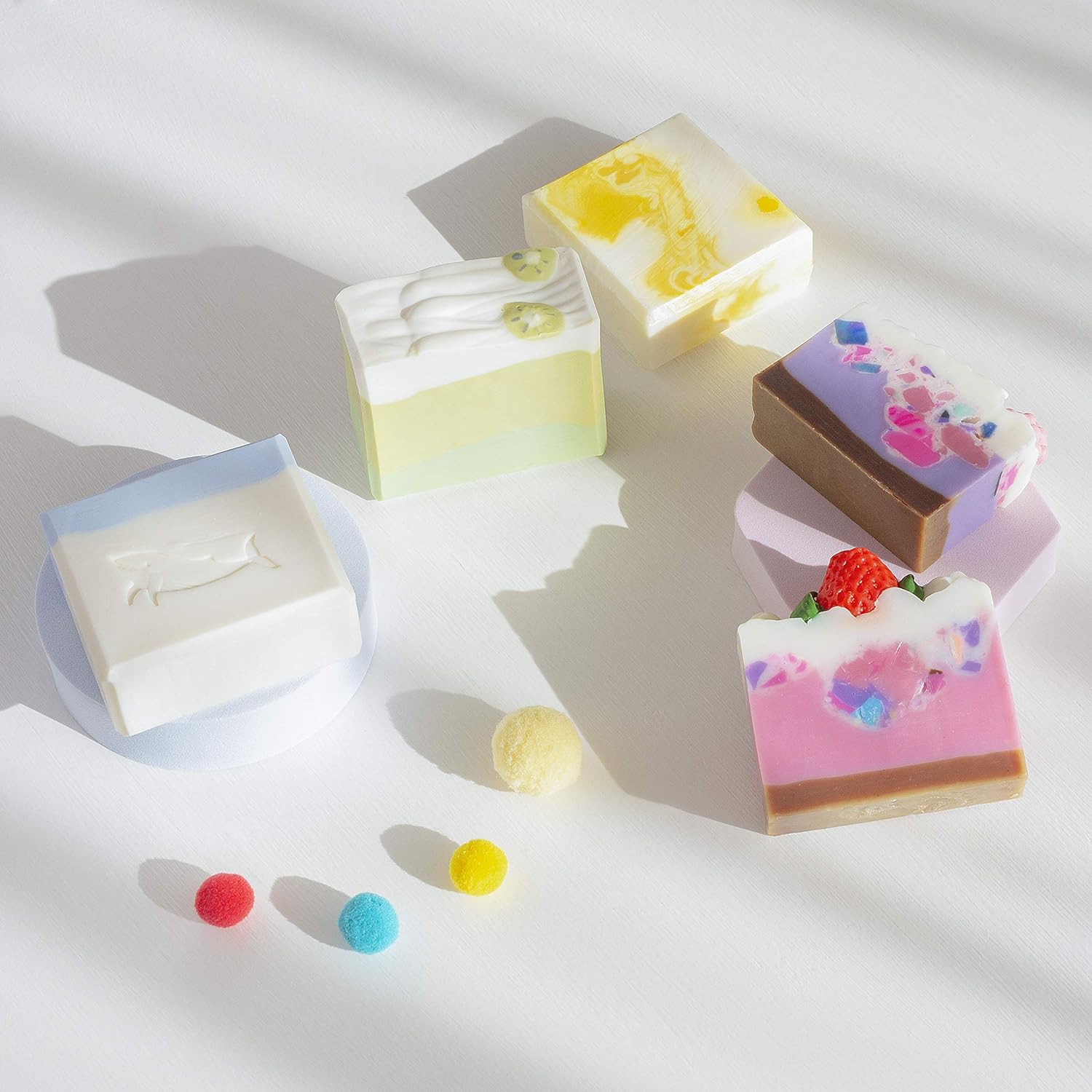 molimoly Soap Molds with Wooden Box – Box Cutter for Soap Sectioning – Premium Silicone Molds Kit – Rectangular Soap Making Kit – With Straight Cutter and Wavy Cutter –Durable, Practical and Versatile : Arts, Crafts & Sewing