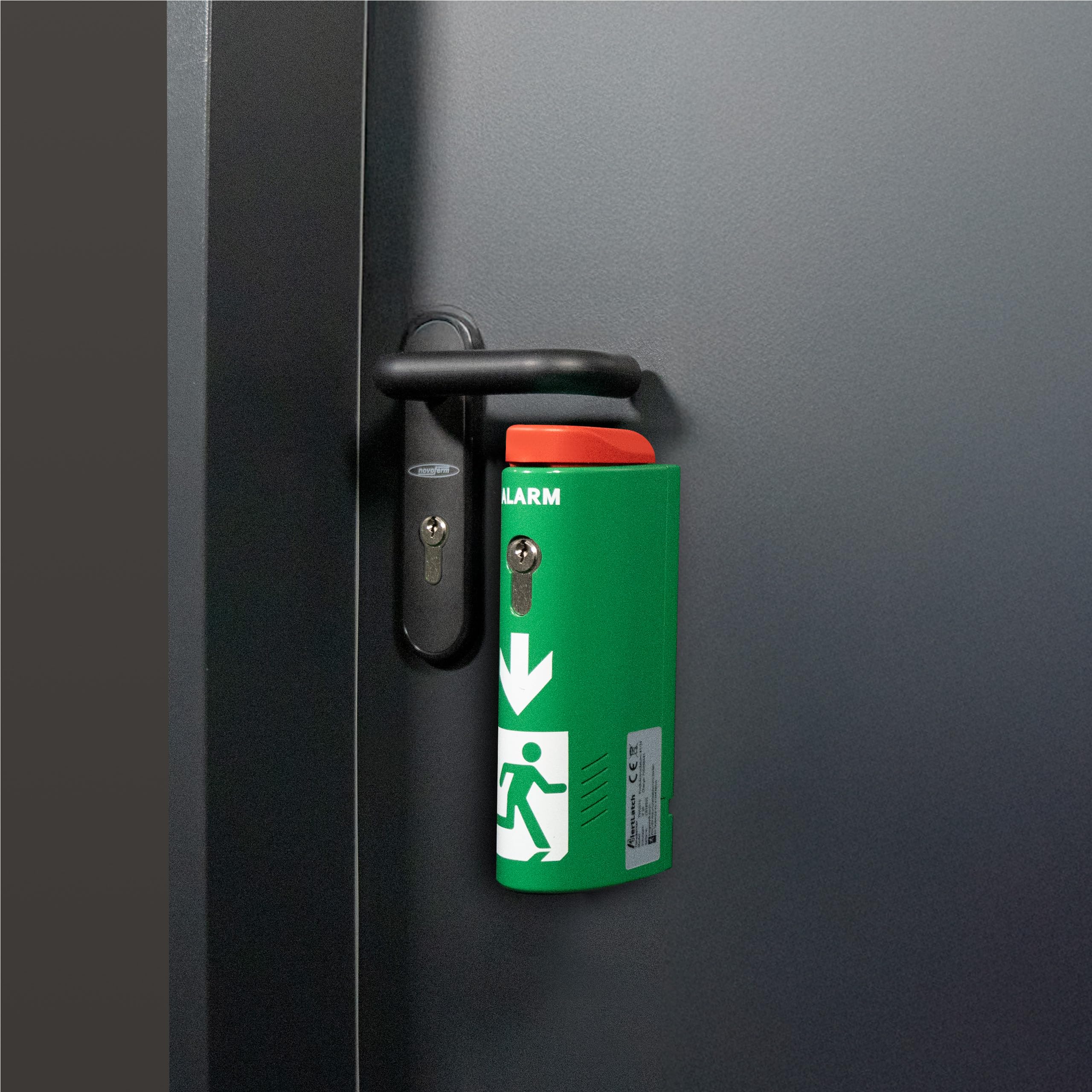 Montageplatte für Einhand - Türwächter, zum Kleben für Brandschutz- und Glastüren