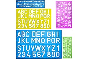 Mr. Pen Letters and Numbers Alphabet Templates, Letter Stencils
