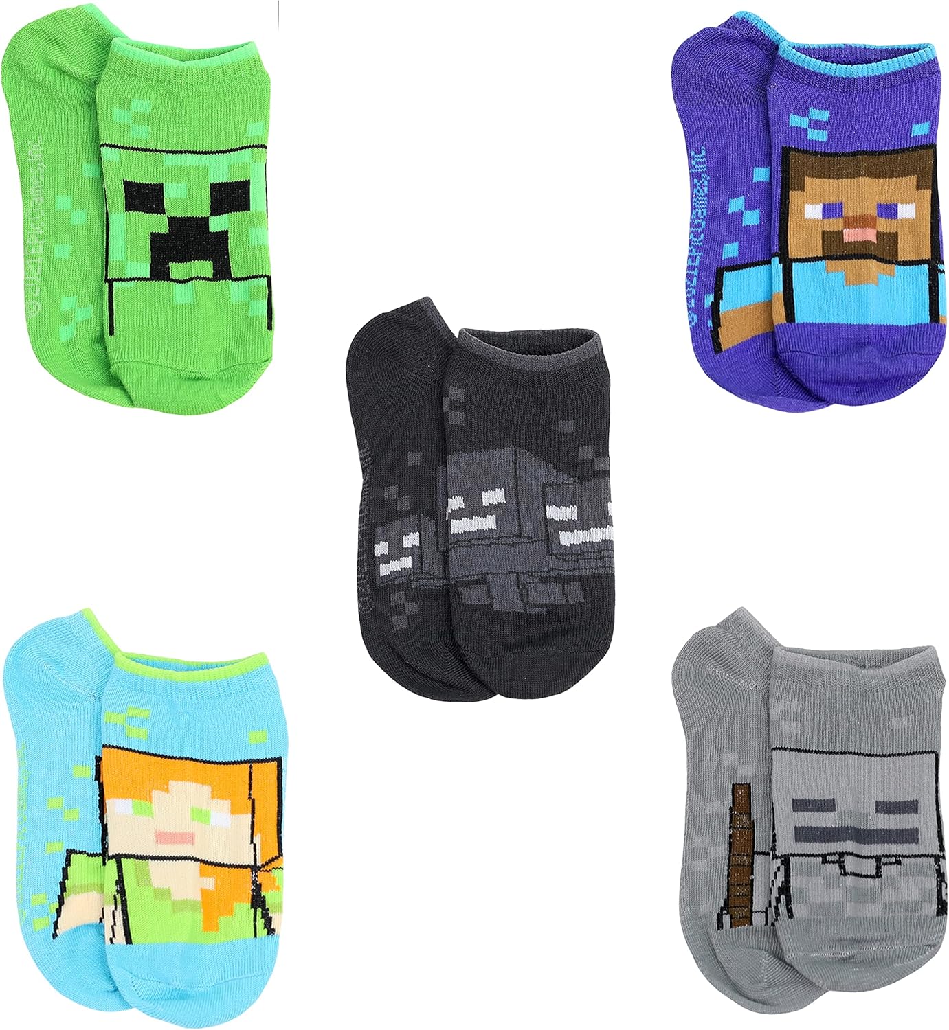 Minecraft boys Multi-pack Socks Minecraft boys Multi-pack Socks