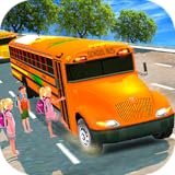 Pick n Drop School Kids High School Bus Driving 3D