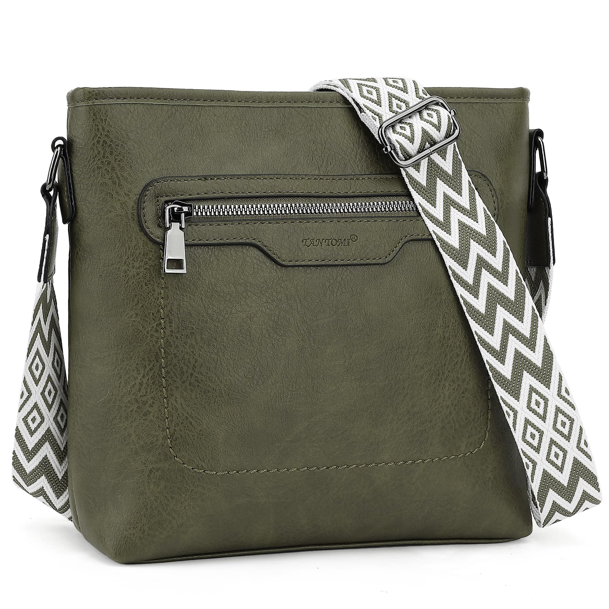 TANTOMI Crossbody Bags for Women PU Leather Crossbody Purses