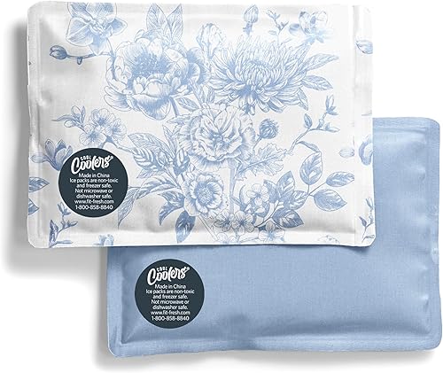 Miniatura 21 de Cool Coolers by Fit & Fresh - Paquete de 2 paquetes de hielo suave, de nailon elástico flexible, reutilizables, para loncheras y enfriadores, perros