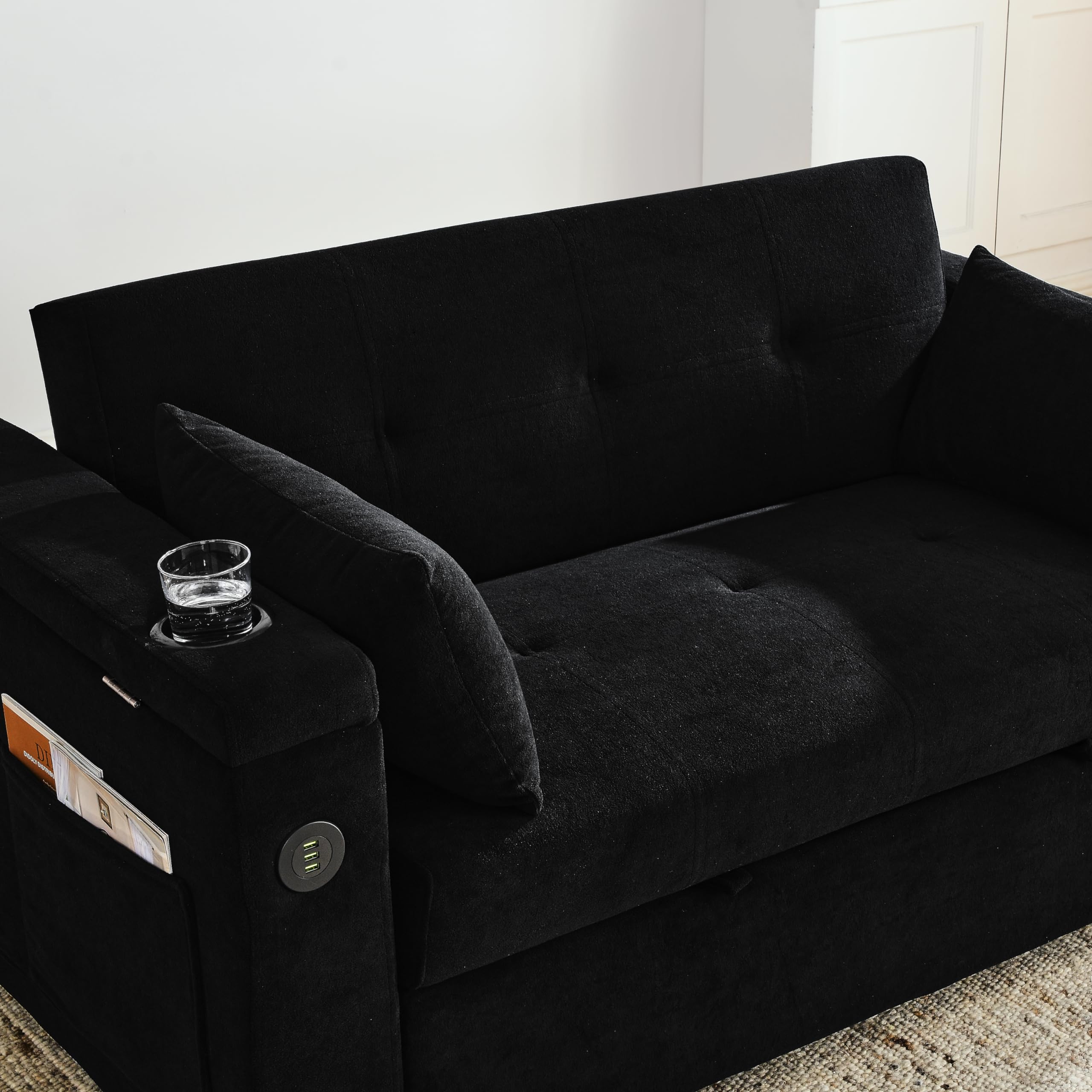Amazon.com: 3 in 1 Convertible Sofa Bed 54