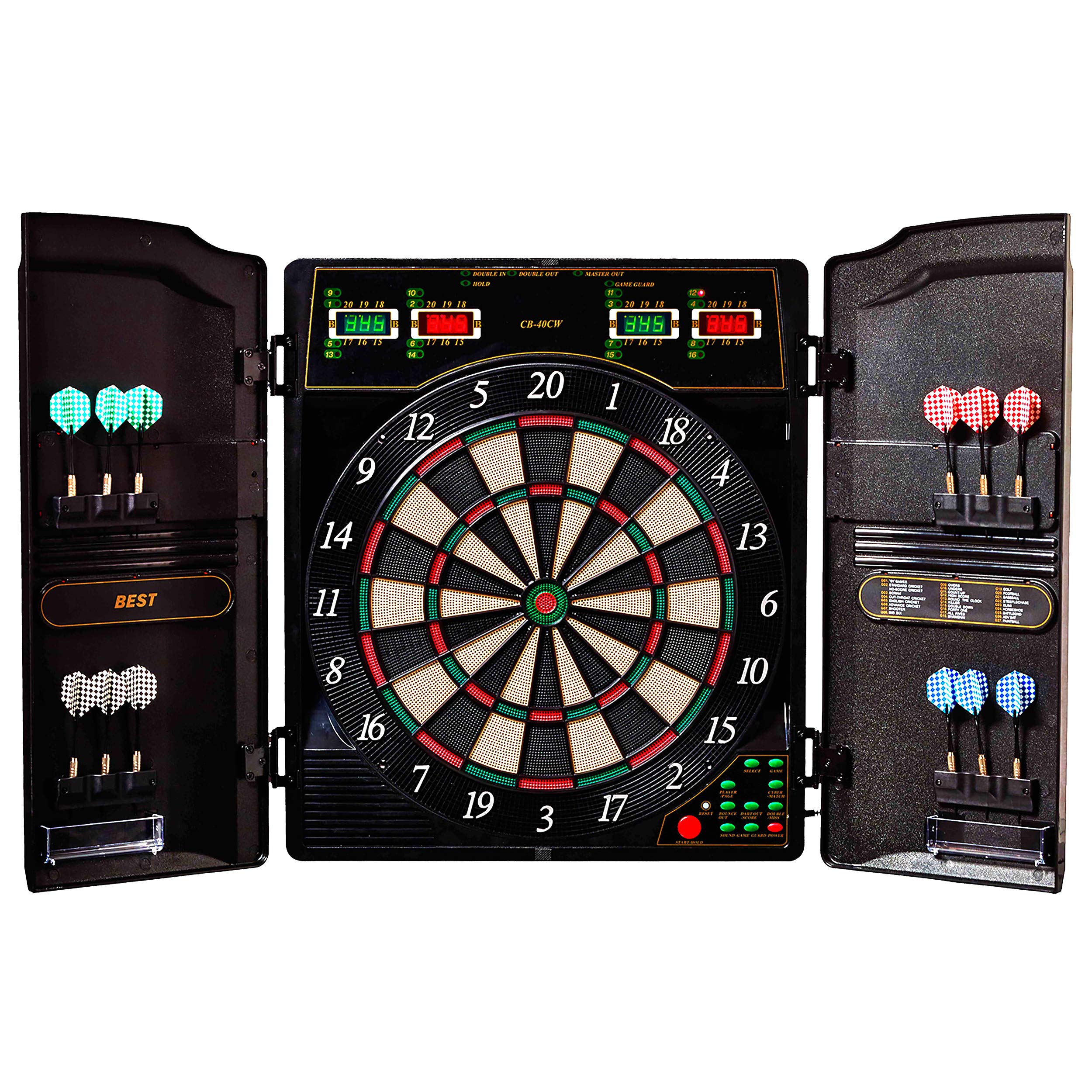 Best Sporting Cambridge Xtra Dartset met 12 dartpijlen en 24
