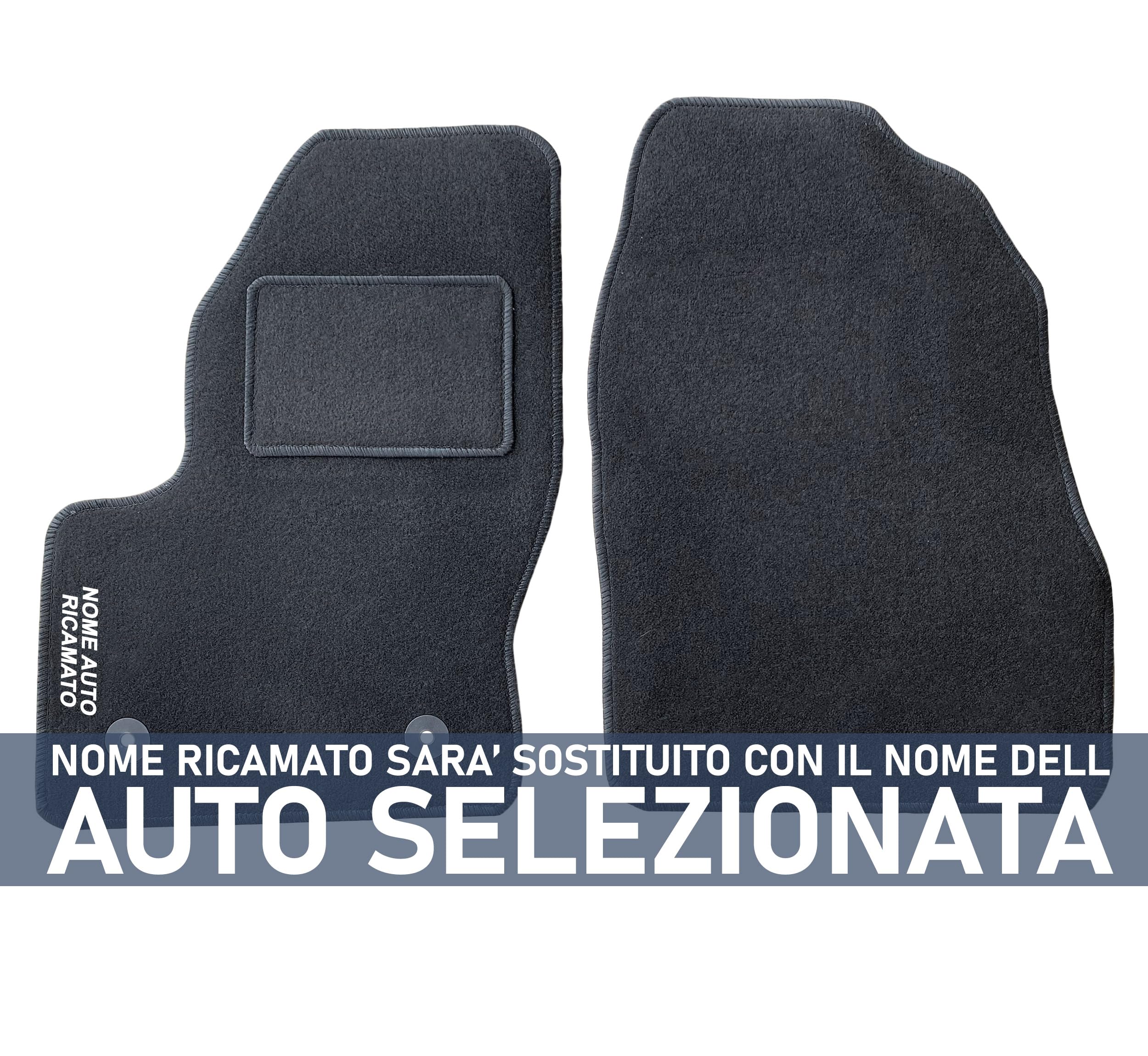 Tappetini compatibili per Mercedes Classe E W211/S211 2002-2009 1ricamo