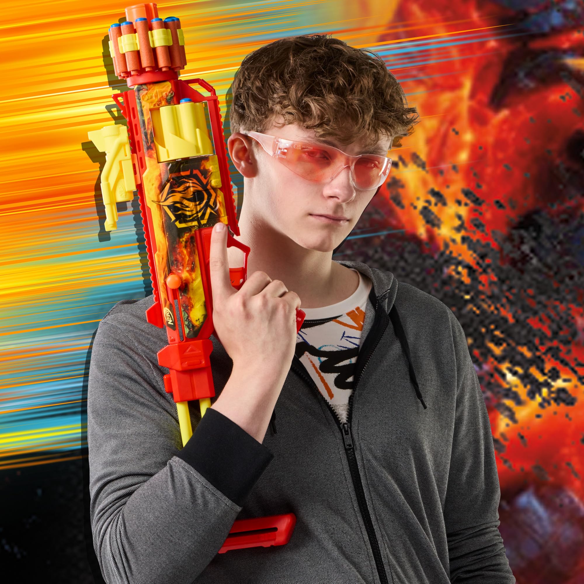 Nerf Loadout, blaster FlareFusion e 18 dardi N1