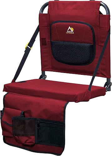 GCI Outdoor BleacherBack Silla lumbar para estadio con respaldo acolchado