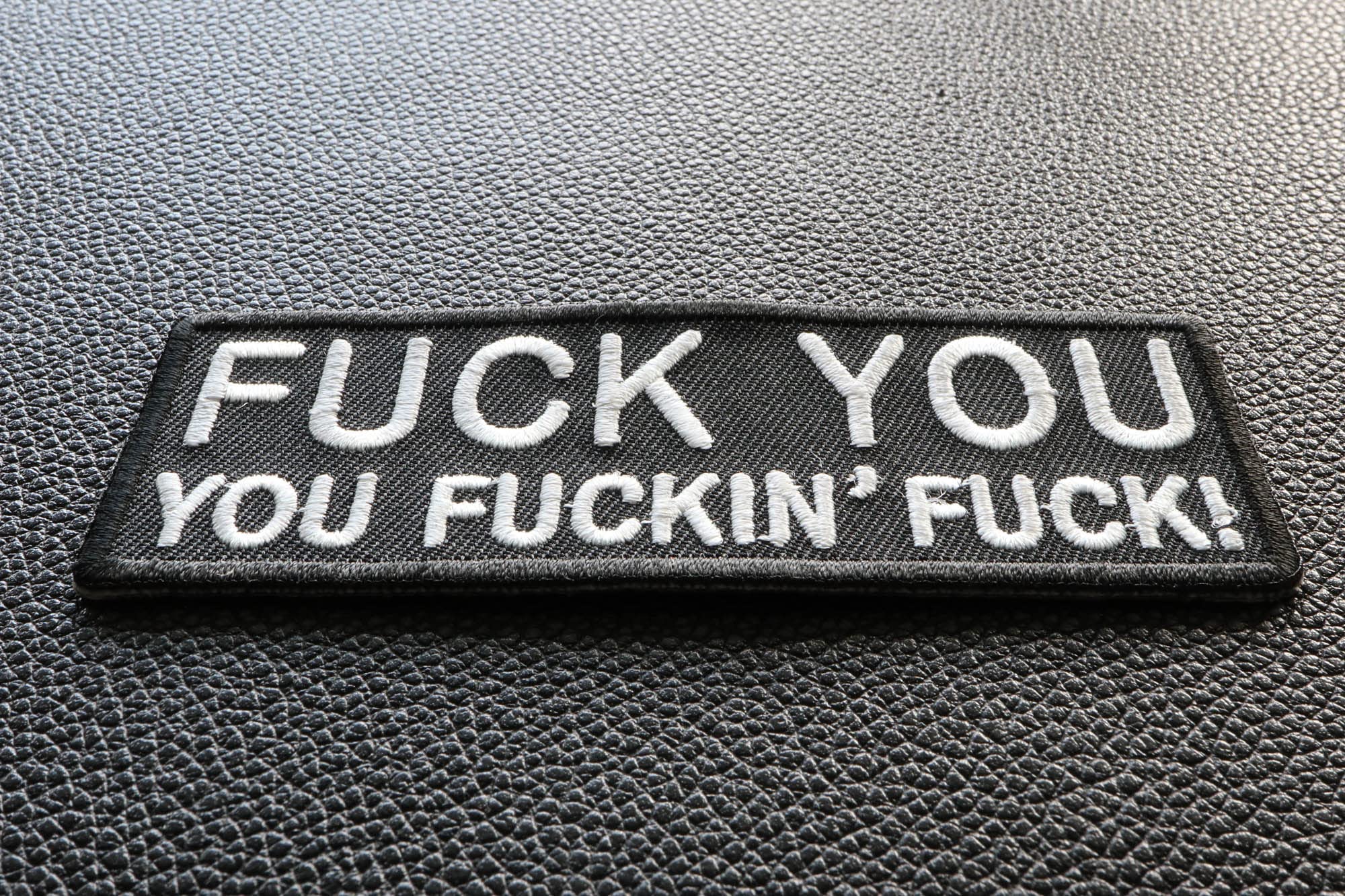Amazon.com: Fuck You You Fucking Fuck Patch, Funny Patches for