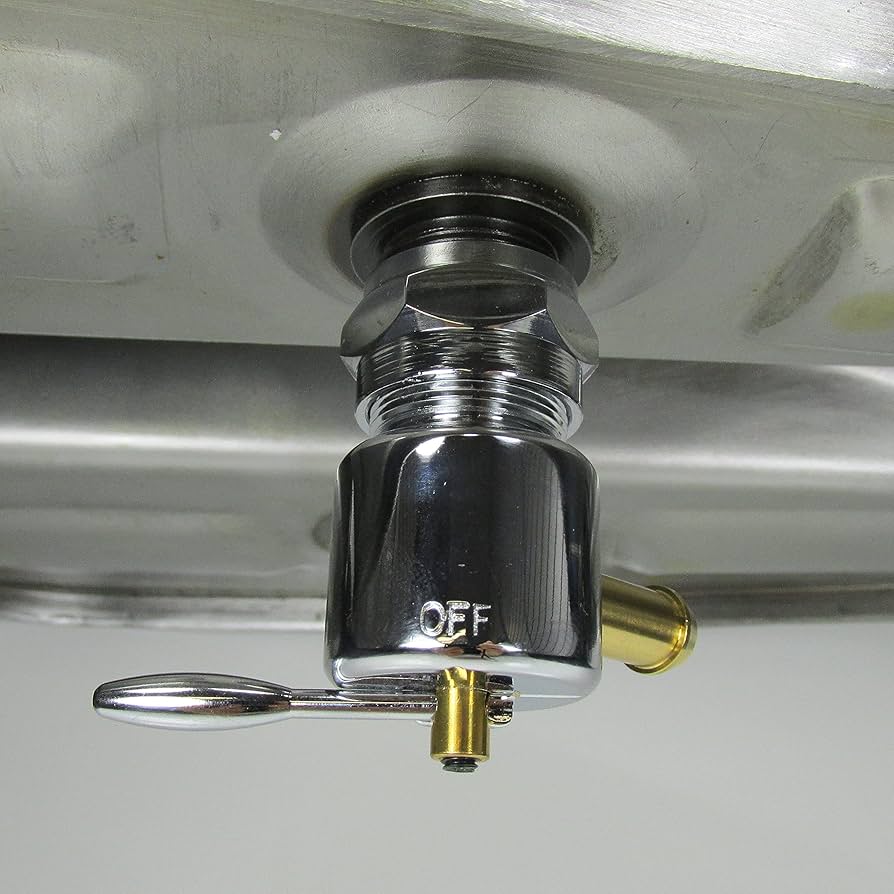 Amazon.com: Chrome 22mm HI-FLOW Petcock RIGHT SIDE 90 Degree