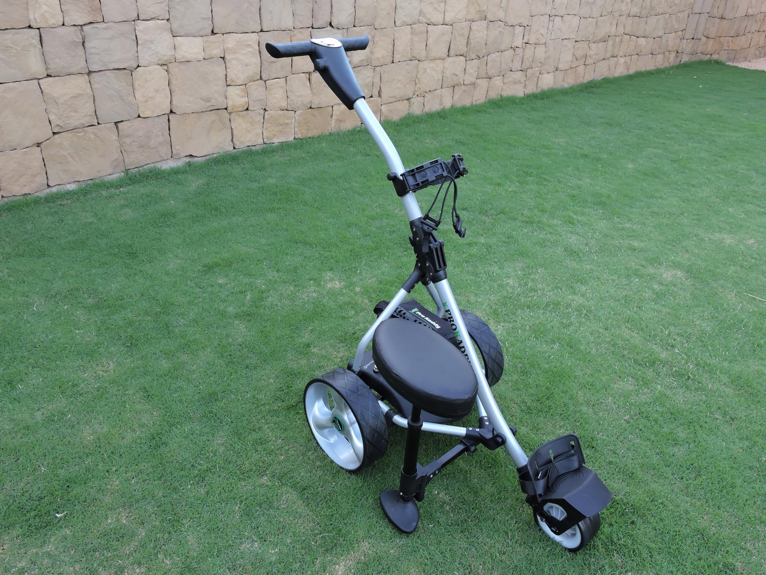 Elektryczny wózek golfowy S2G Digital Plateado z baterią 33A i asiento removible