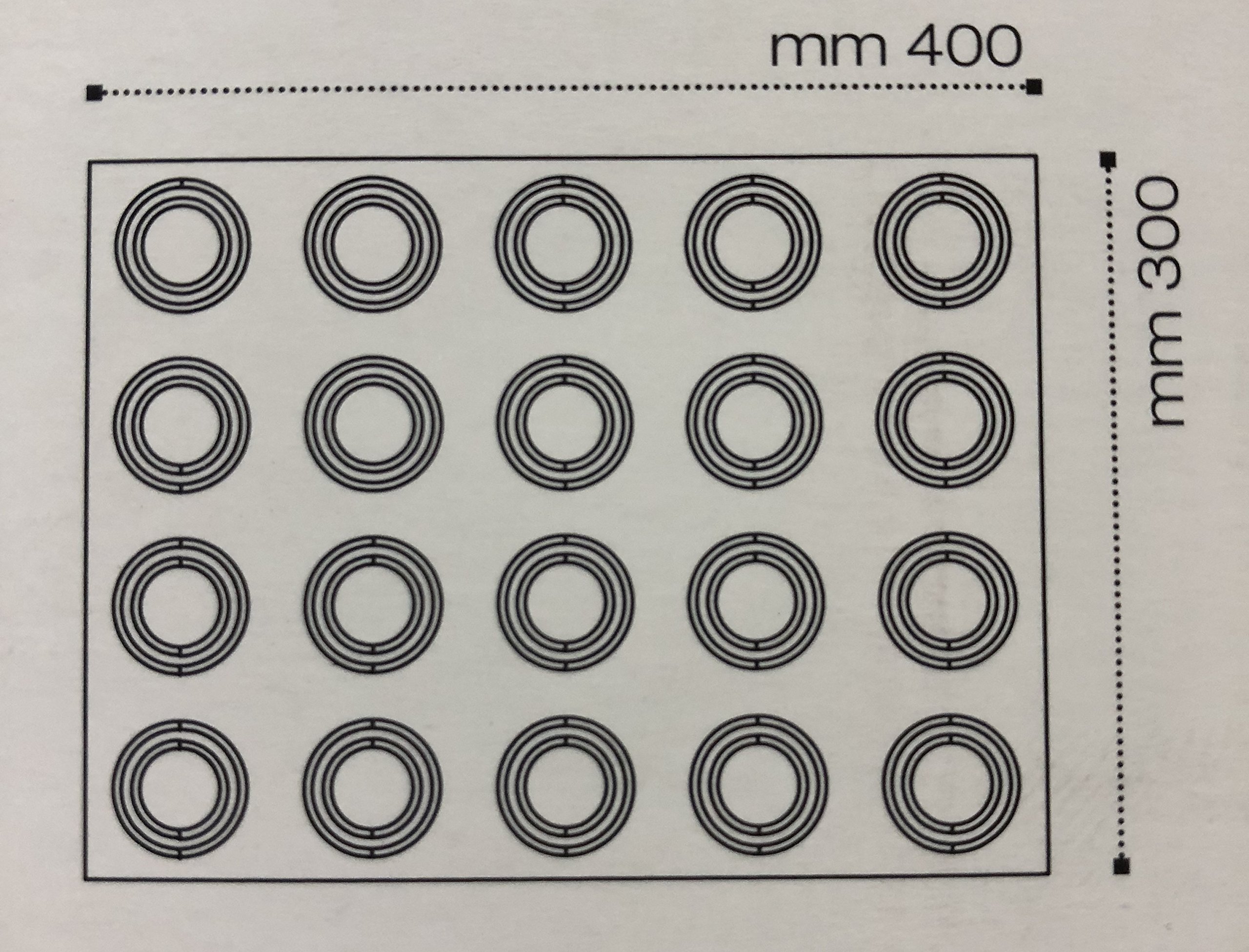 Pavoni Molde de silicona microperforada Formasil Ø 4,8-20 huellas