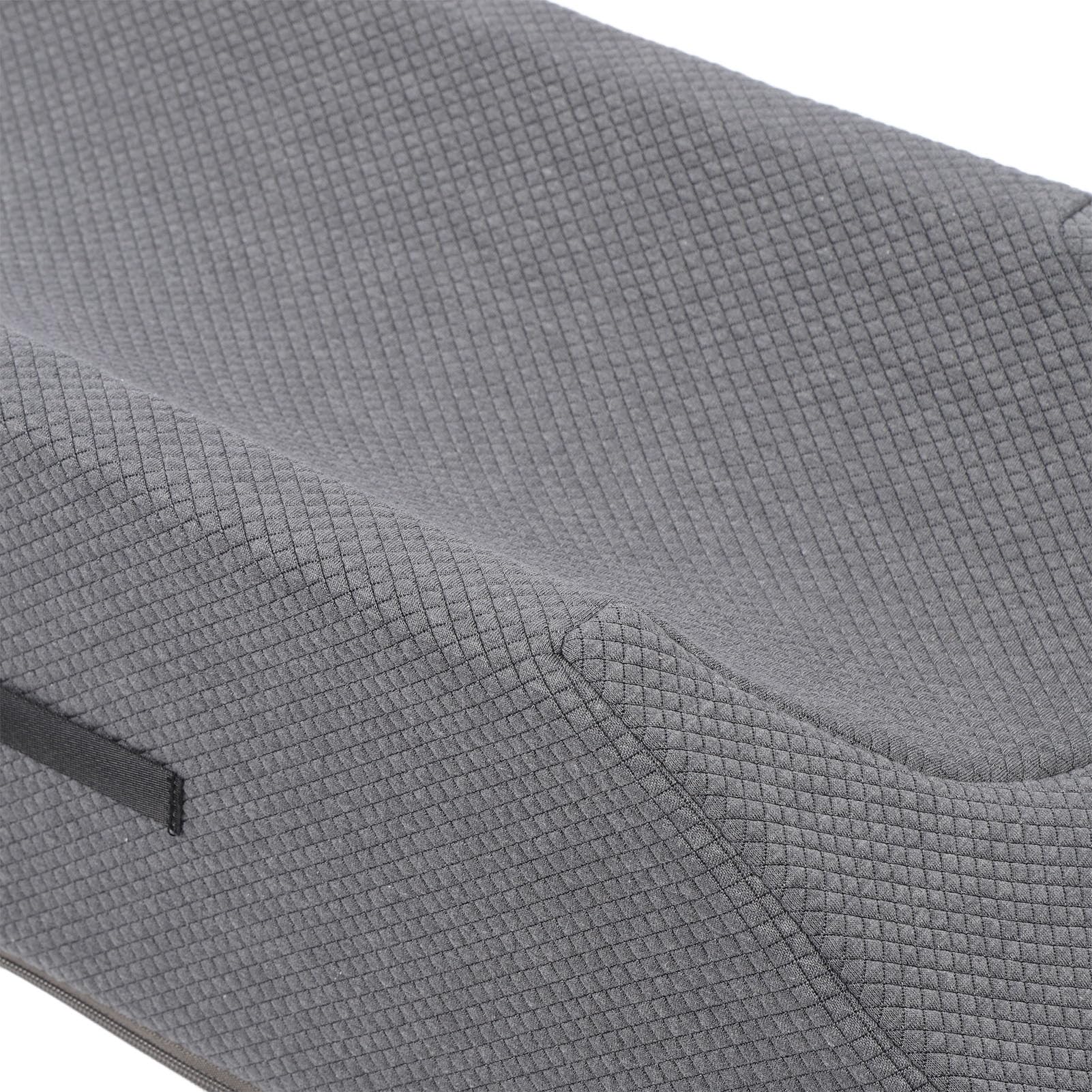 Almohada para Elevación de Piernas, Cuña de Soporte Ergonómica para Comodidad Posquirúrgica y de Recuperación, Espuma Viscoelástica Suave de 28 X 11 X 7,9 Pulgadas con Funda Extraíble