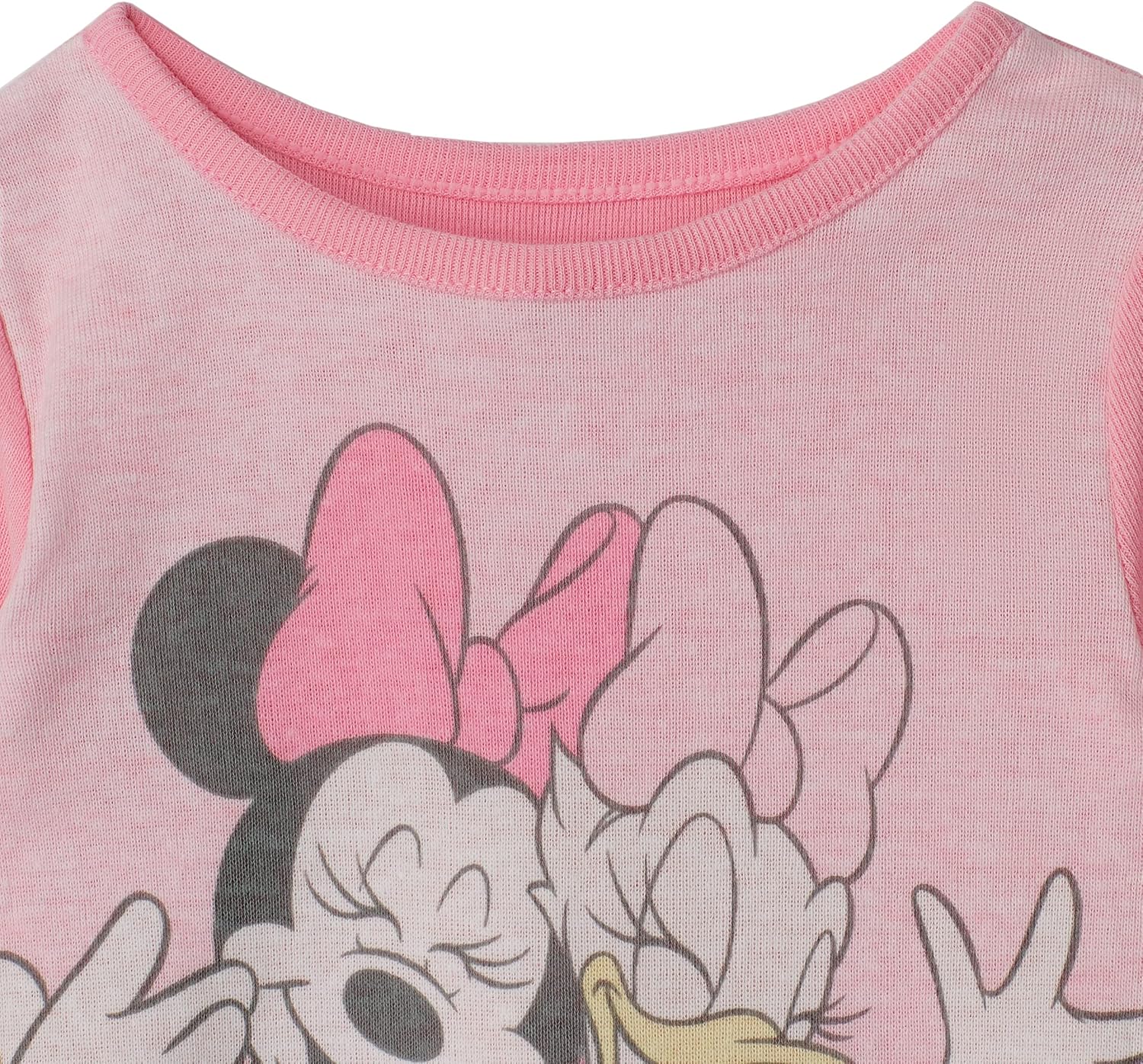 Disney Baby Girls' Minnie Mouse Snug Fit Cotton Pajamas - Image 4