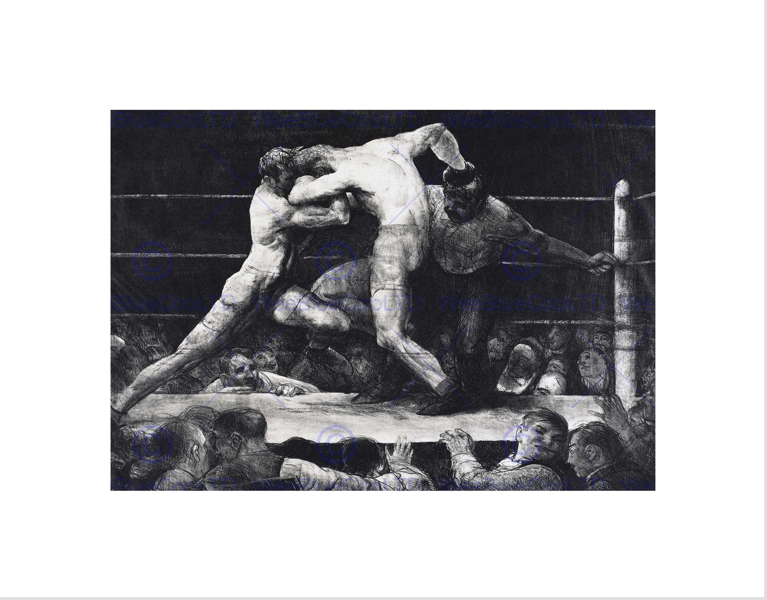 Wee Blue Coo George Bellows American Stag Sharkeys Picture Wall Art Print
