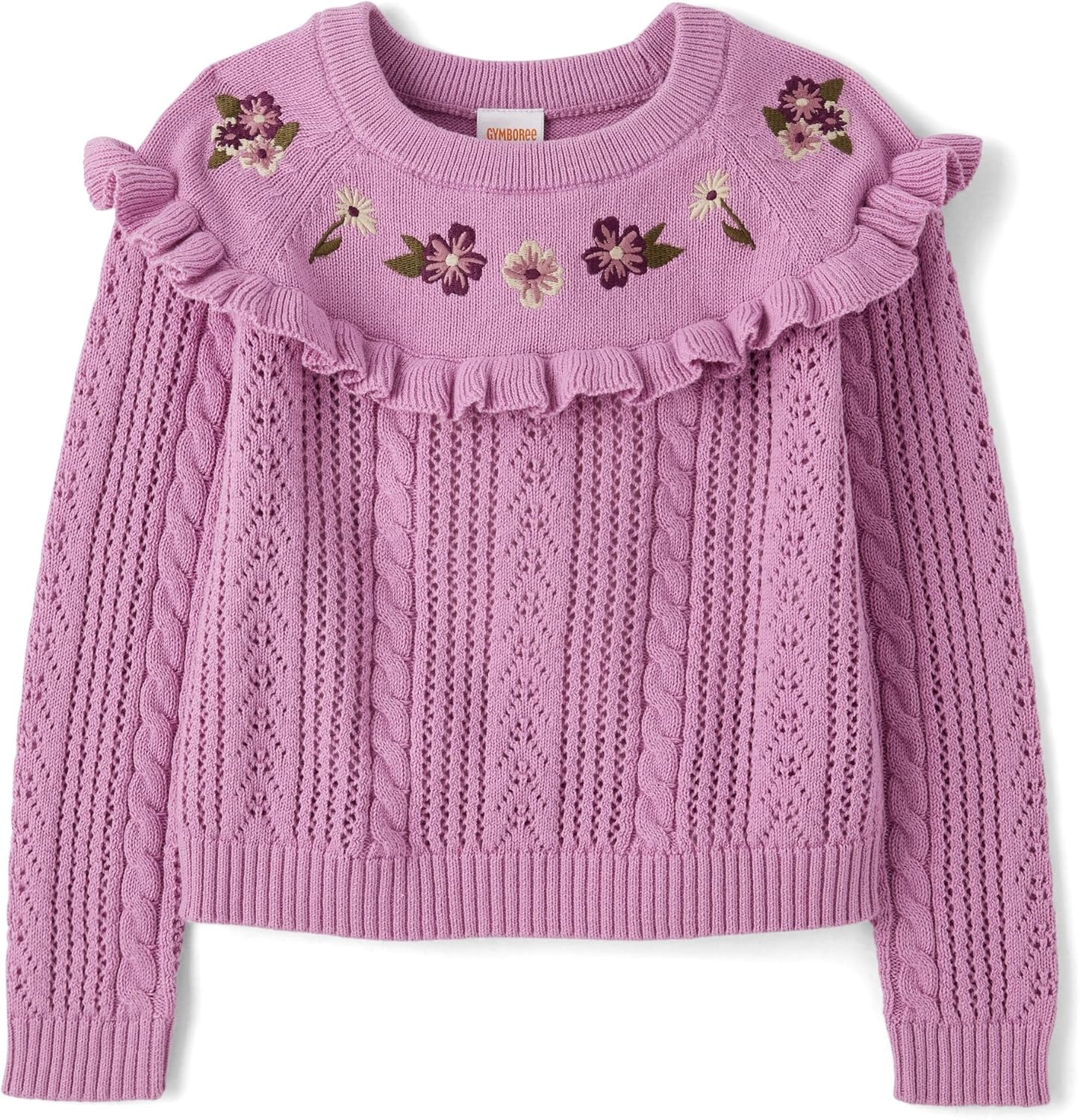 Gymboree Girls and Toddler Long Sleeve Cable Knit Sweaters