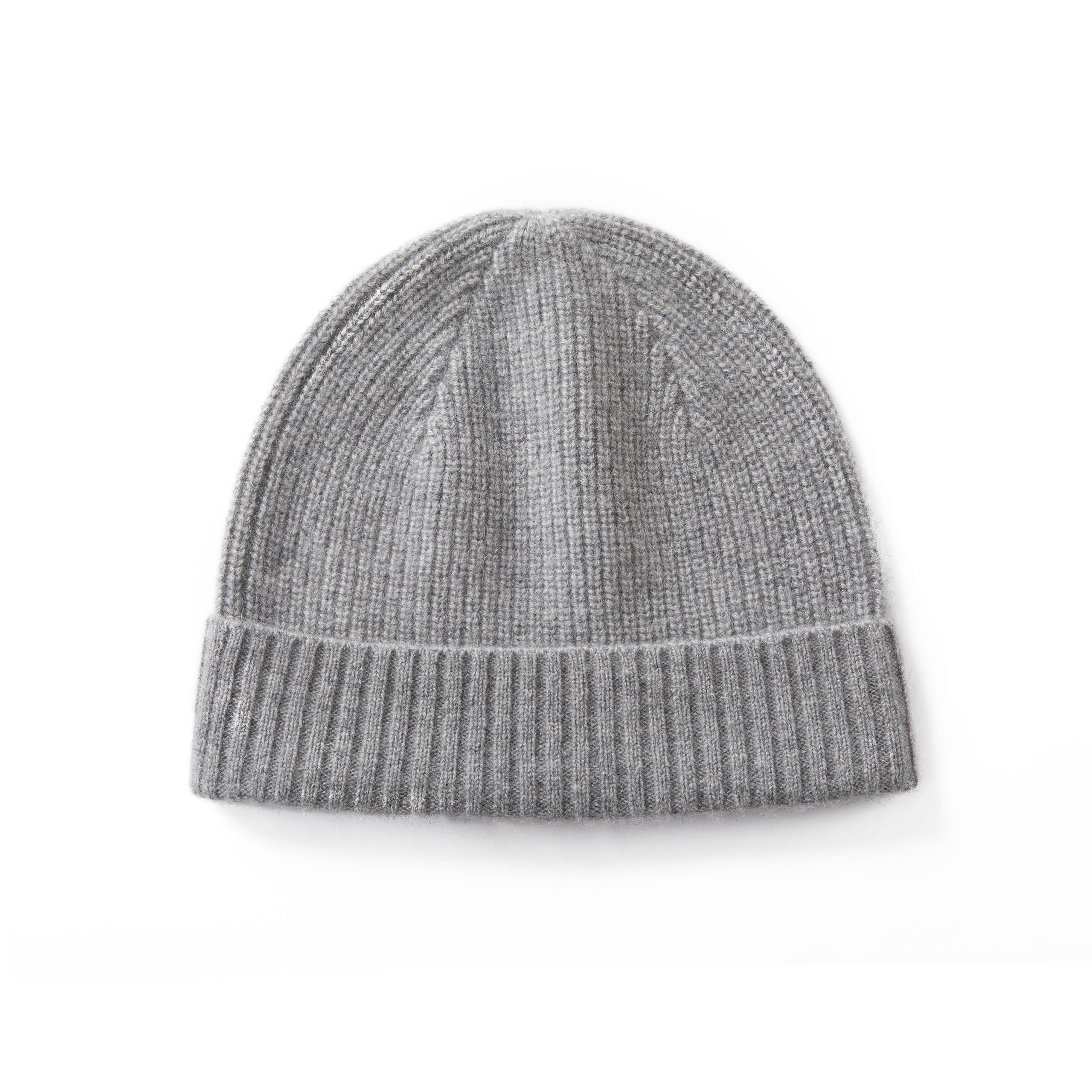 GreenMount Gorro unisex de cachemira, grueso, de punto acanalado, suave, cálido, para hombre y mujer