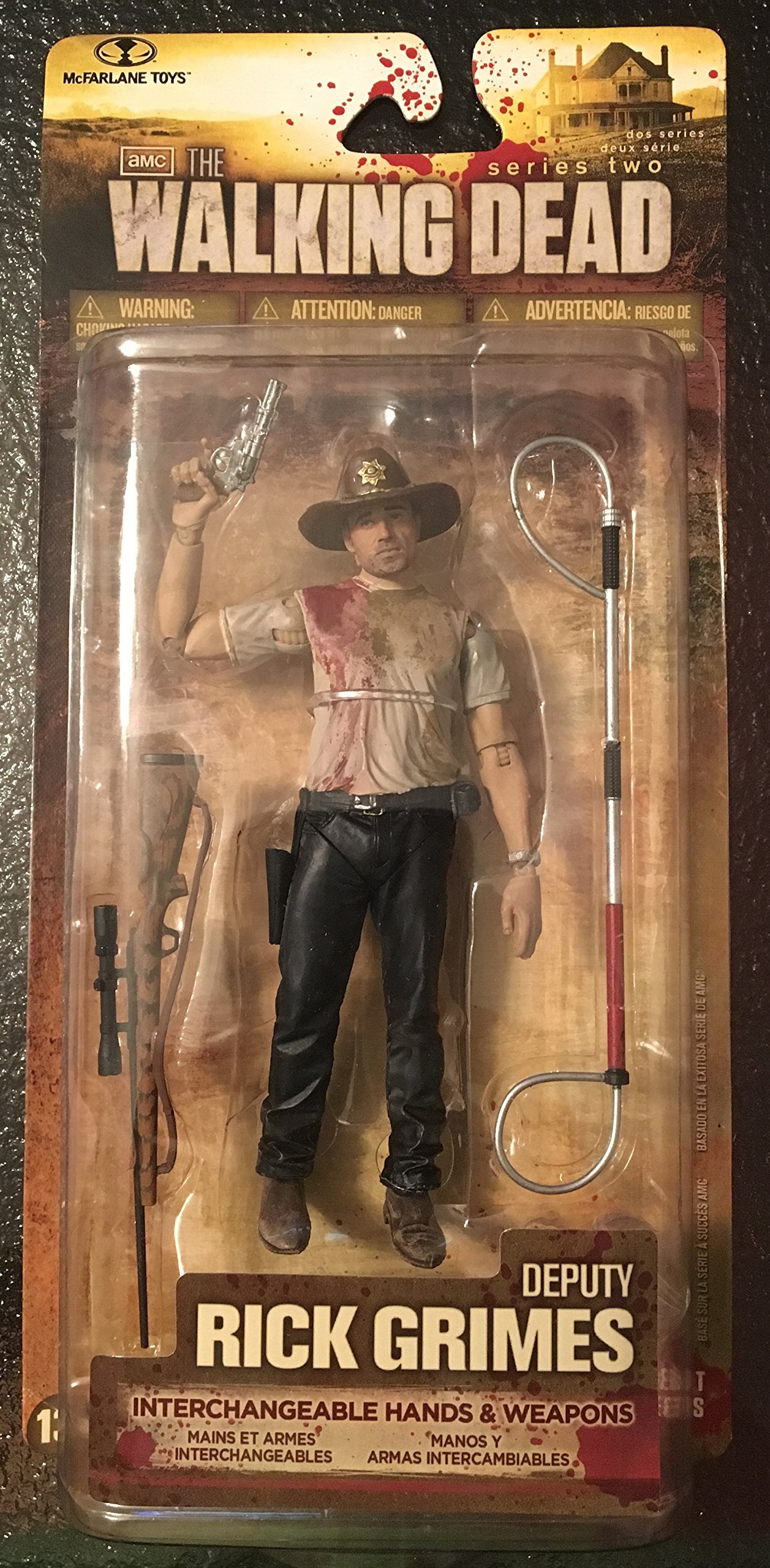 Amazon.com: Walking Dead Rick Grimes Series 2 Tall Packaging
