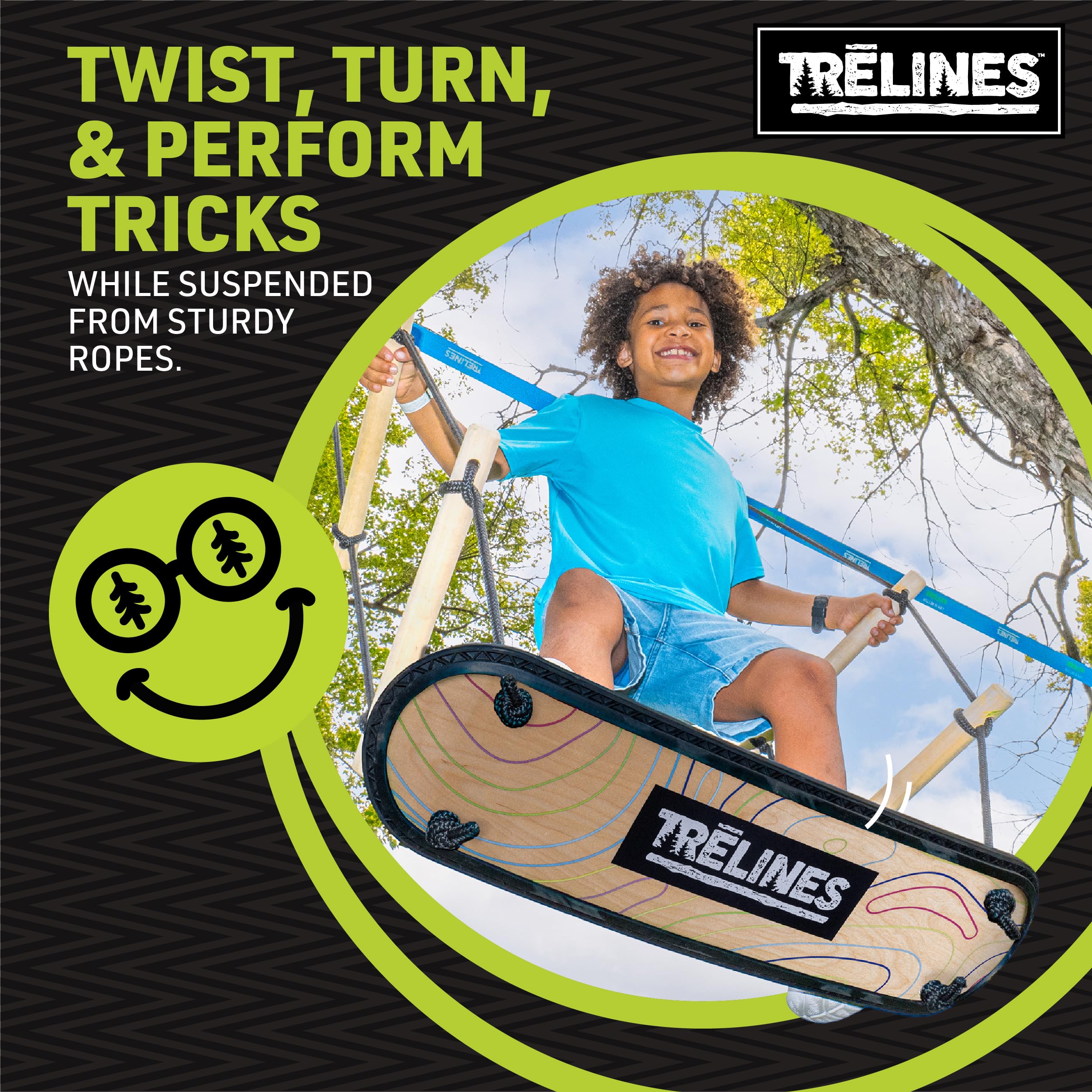 Amazon.com: Trelines Treboard Surfin' Swing : Toys & Games