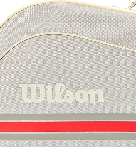 Vista 7 de Wilson Bolsas de raqueta de tenis para equipos 2025 Avena/Rojo
