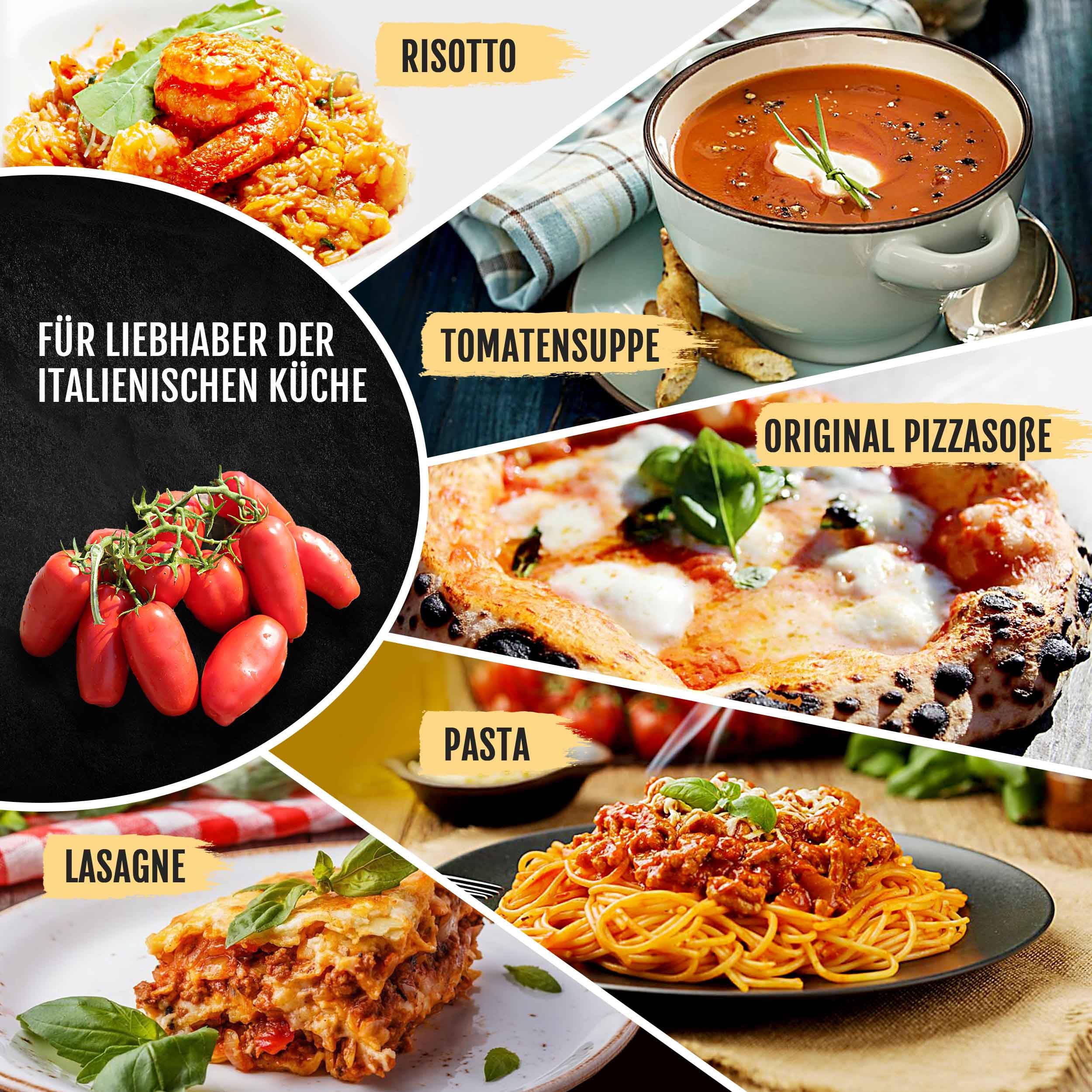 San Marzano Tomaten DOP 12x 400g Dose ganze geschälte Pizzatomaten