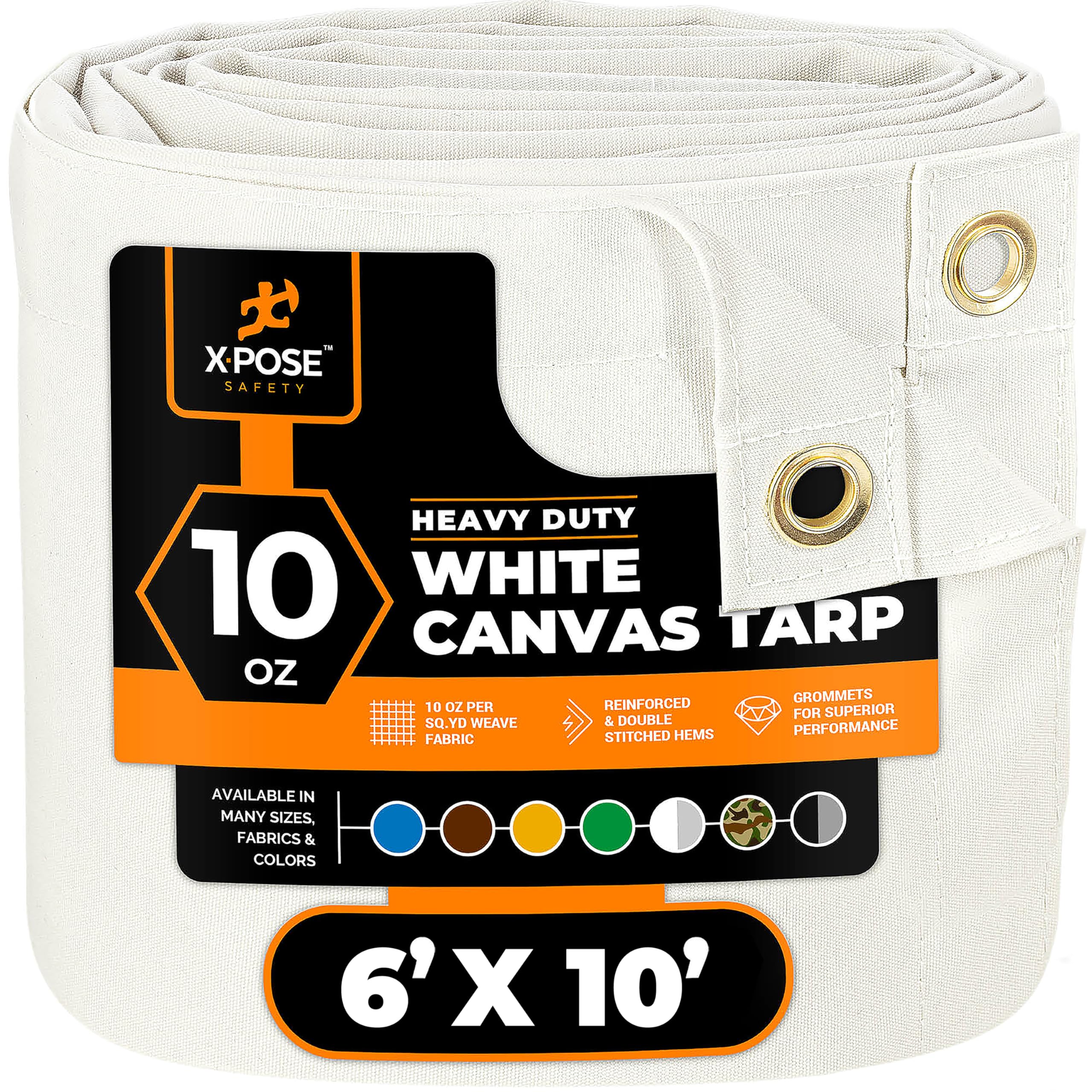 Xpose Safety Canvas Tarp 6x10
