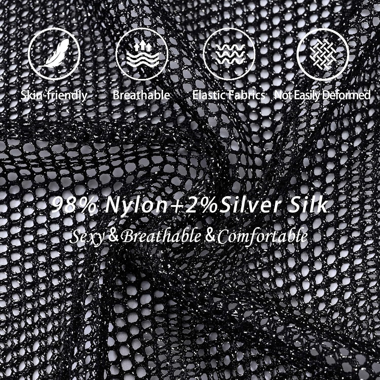 Mens Sheer Shorts Breathable Fishnet Transparent Underwear See Through Boxer Underpants - Image 5