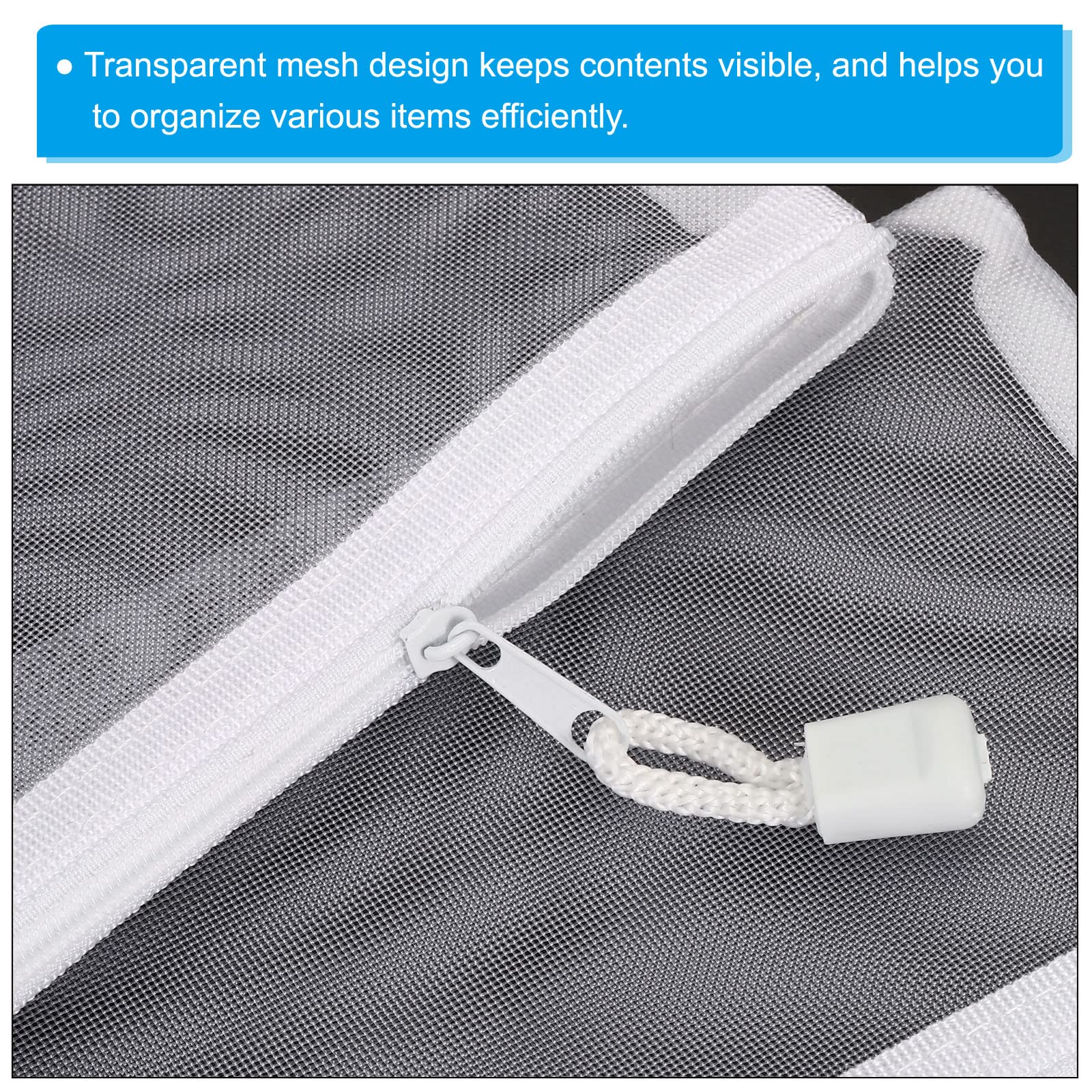PATIKIL Mesh Zipper Bags - Image 4
