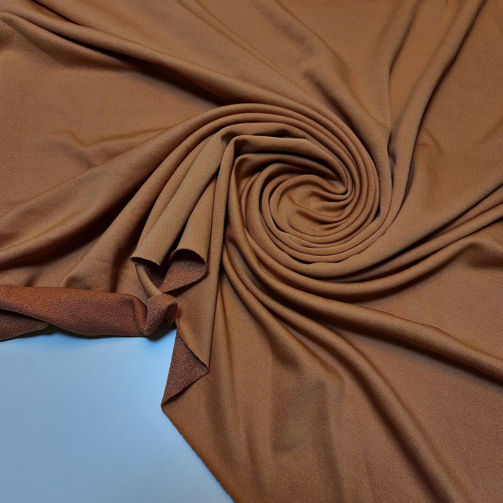 Plain/Printed ITY Spandex Jersey Elastane Stretch Dress Leggings Fabric 58" - 150cm Wide Sold As 1 Meter Pre - Cut Lengths (Terracotta)