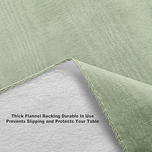 Miniatura 7 de Newbridge Moire - Mantel de franela de vinilo con estampado ondulado de color sólido para interiores y exteriores