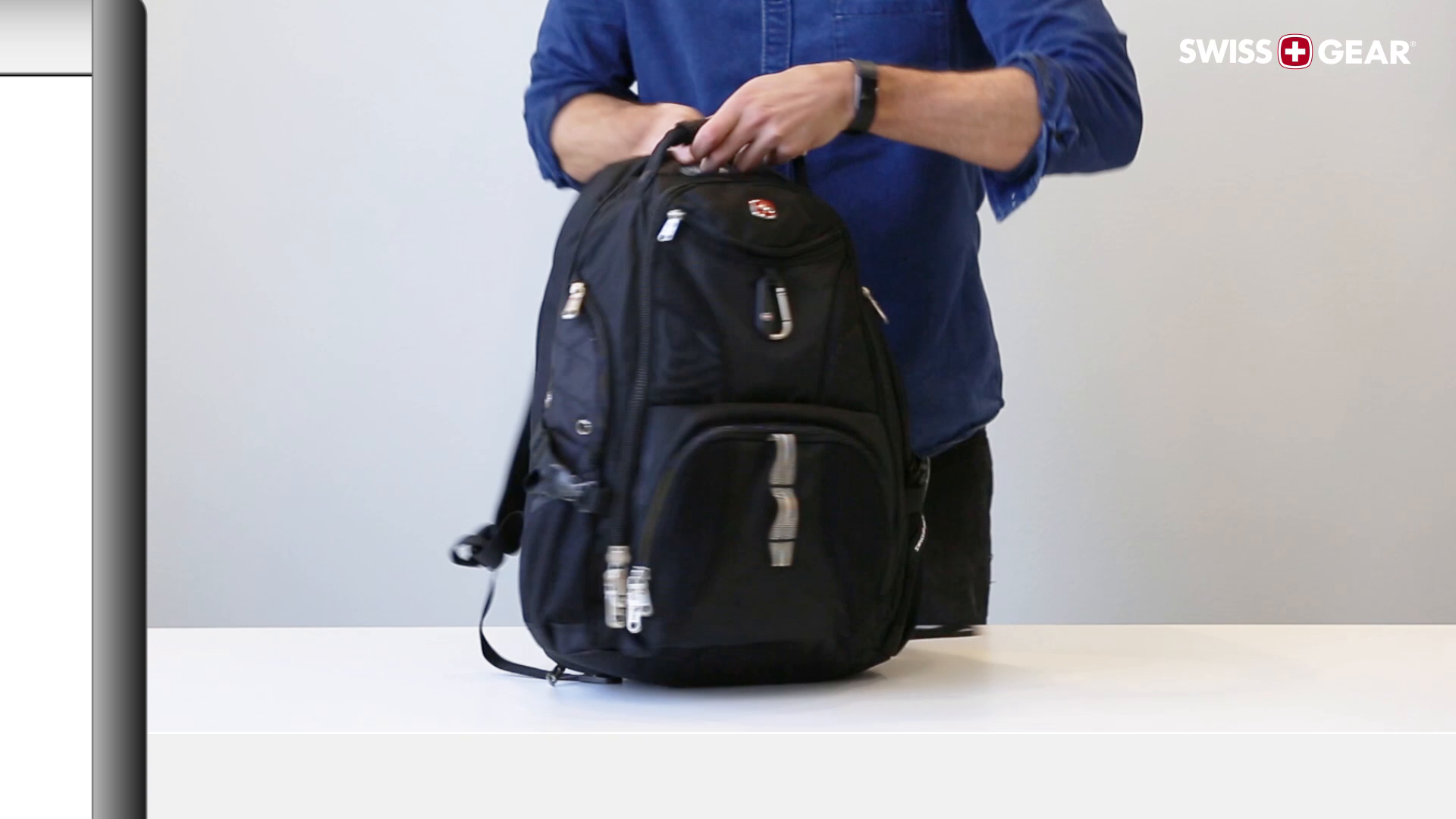 SwissGear Travel Tech Elite Laptop Backpack – Fits Laptops up to 16” – ScanSmart TSA-Friendly Backpack with USB Port, Shoe Compartment & Organizer Pockets – Heather Grey : Electronics