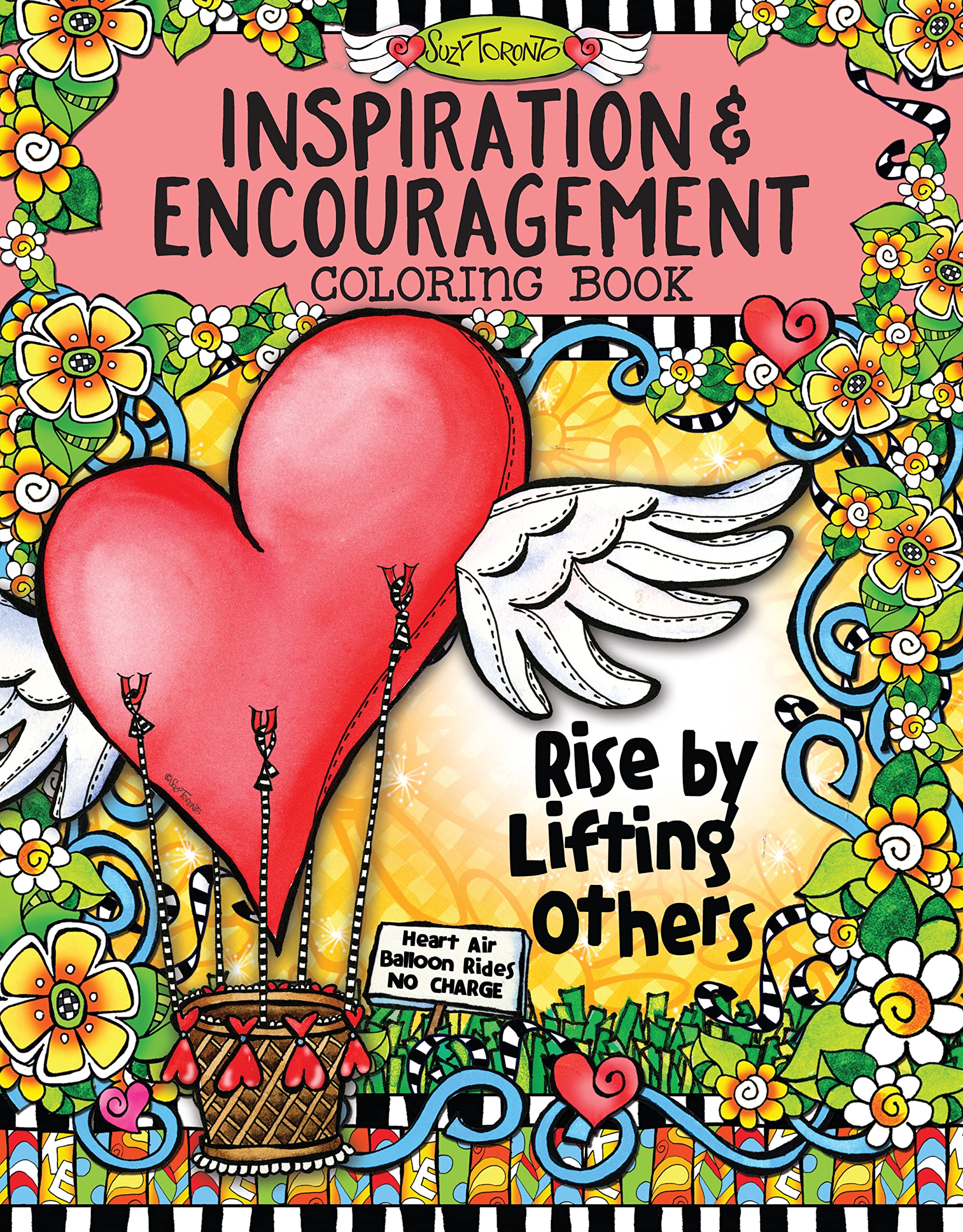 Inspiration & Encouragement Coloring Book (Design Originals) A Perfect Gift for Bold and Wacky Women Brave Enough to Be Authentic - 32 Beautiful