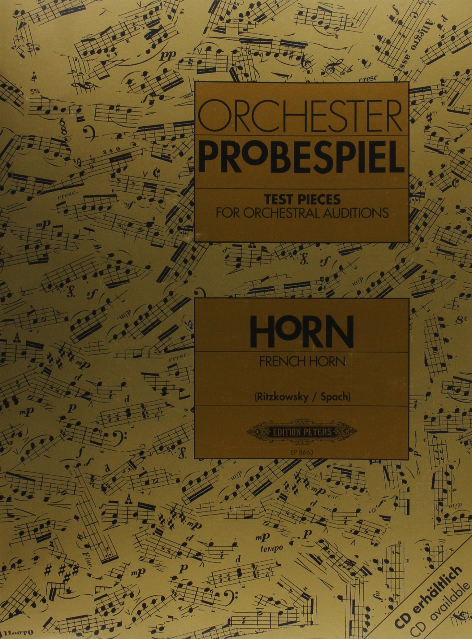 Test Pieces for Orchestral Auditions French Horn Audition Excerpts