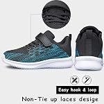 YHOON Boys Girls Sneakers Kids Shoes Unisex Lightweight Breathable Athletic Running Tennis Fitness Shoes for Toddler/Little Kid/Big Kid