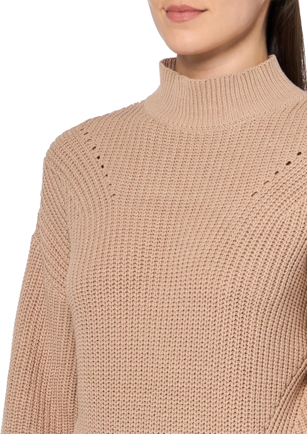 Forever 21 Womens Mock Neck Drop-Sleeve Sweater - Image 3