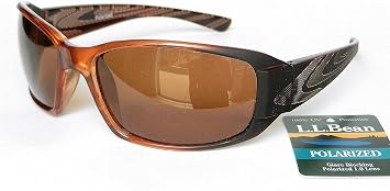 L. L. Bean Mens Polarized Sport Sunglasses 1467 100% UVA & UVB Protection+ Free Bonus Microsuede Cleaning Cloth