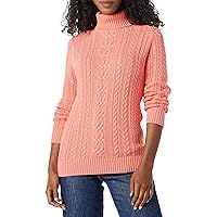Amazon Essentials Maglione A Collo Alto Intrecciato con Screziatura (Taglie Forti Disponibili)