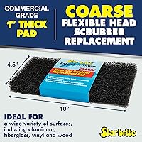 Vista 2 de STAR BRITE - Reemplazo de cabezal flexible de escoba (gruesa) (negra) (040127)