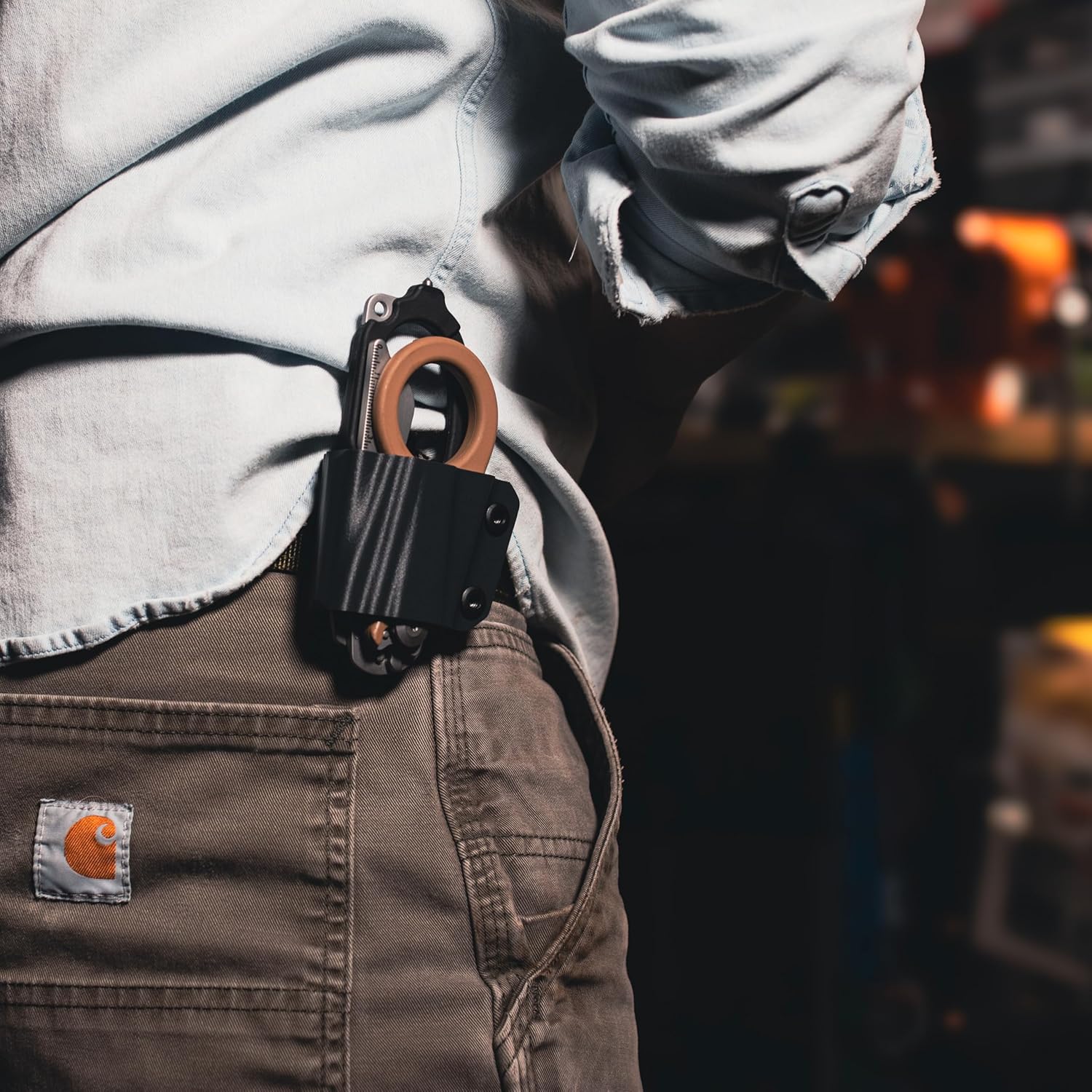 Trauma Shear Holster for Leatherman Raptor Rescue - Quick Access, Adjustable Retention, Versatile Heavy-Duty Clip