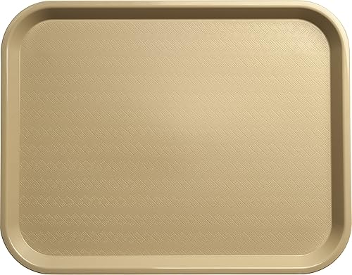 Miniatura 2 de Carlisle FoodService Products Bandeja de plástico para comida rápida, 14 x 18 pulgadas, beige, (paquete de 12)