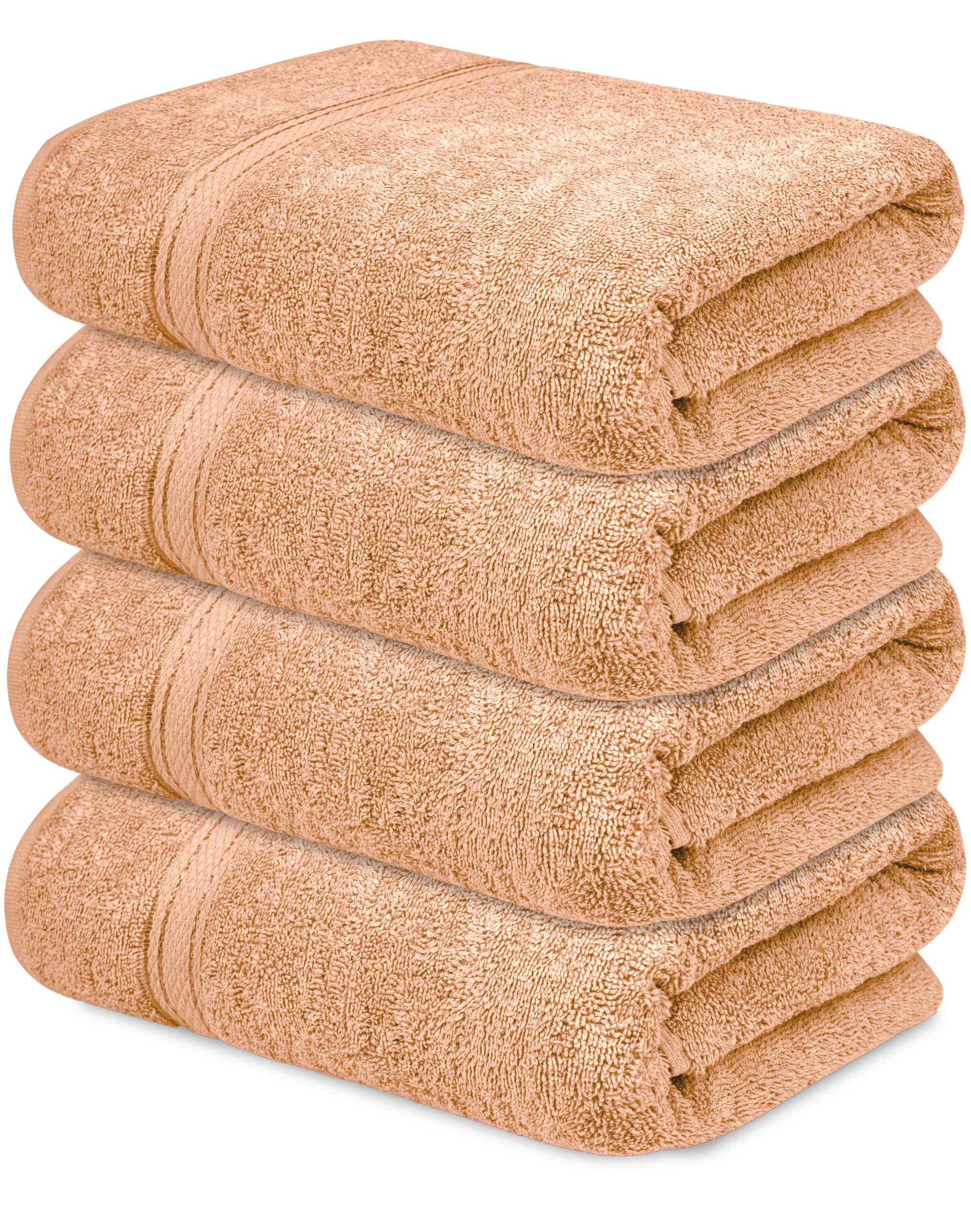 Amazon.com: Avalon Towels Large Bath Towels, 60x30 Inches Bath Sheets Towels for Adults Beach ...
