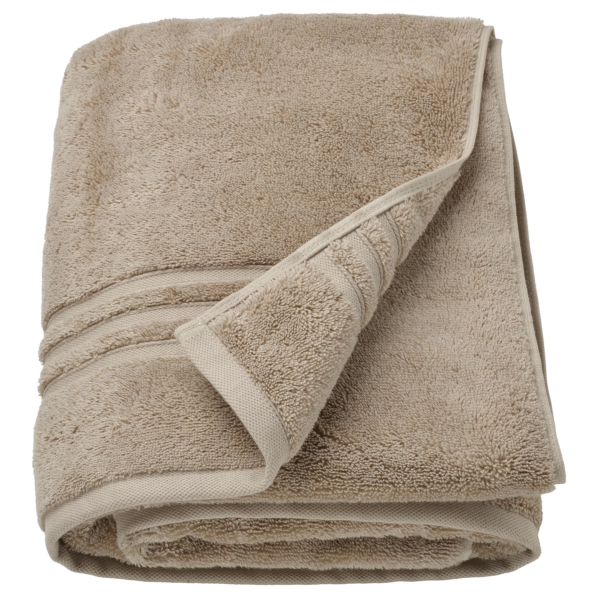 Drap de bain ProTuning BROKGLIM beige pour en finir avec les serviettes trop petites