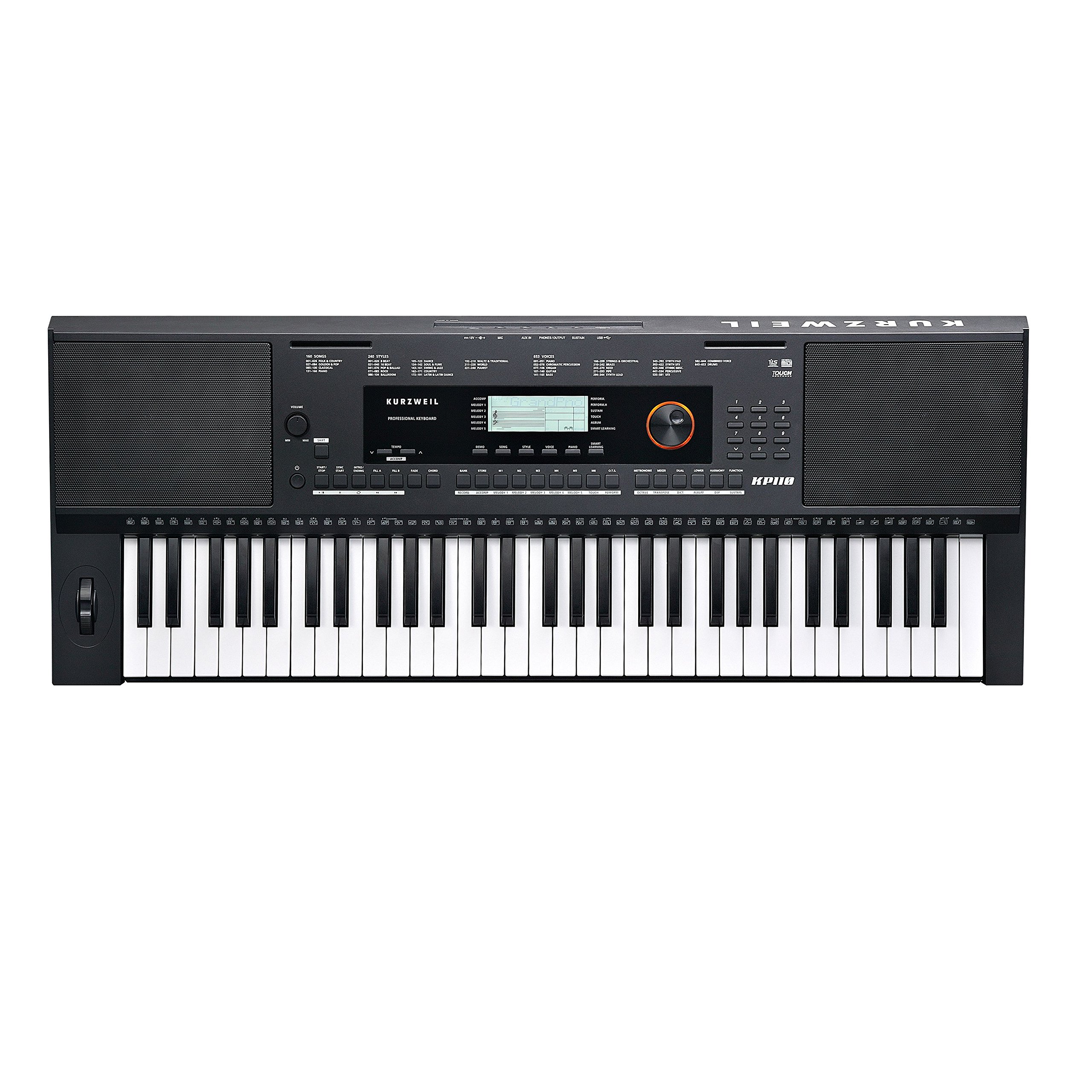 Kurzweil KP-110 61 Key Portable Arranger Black
